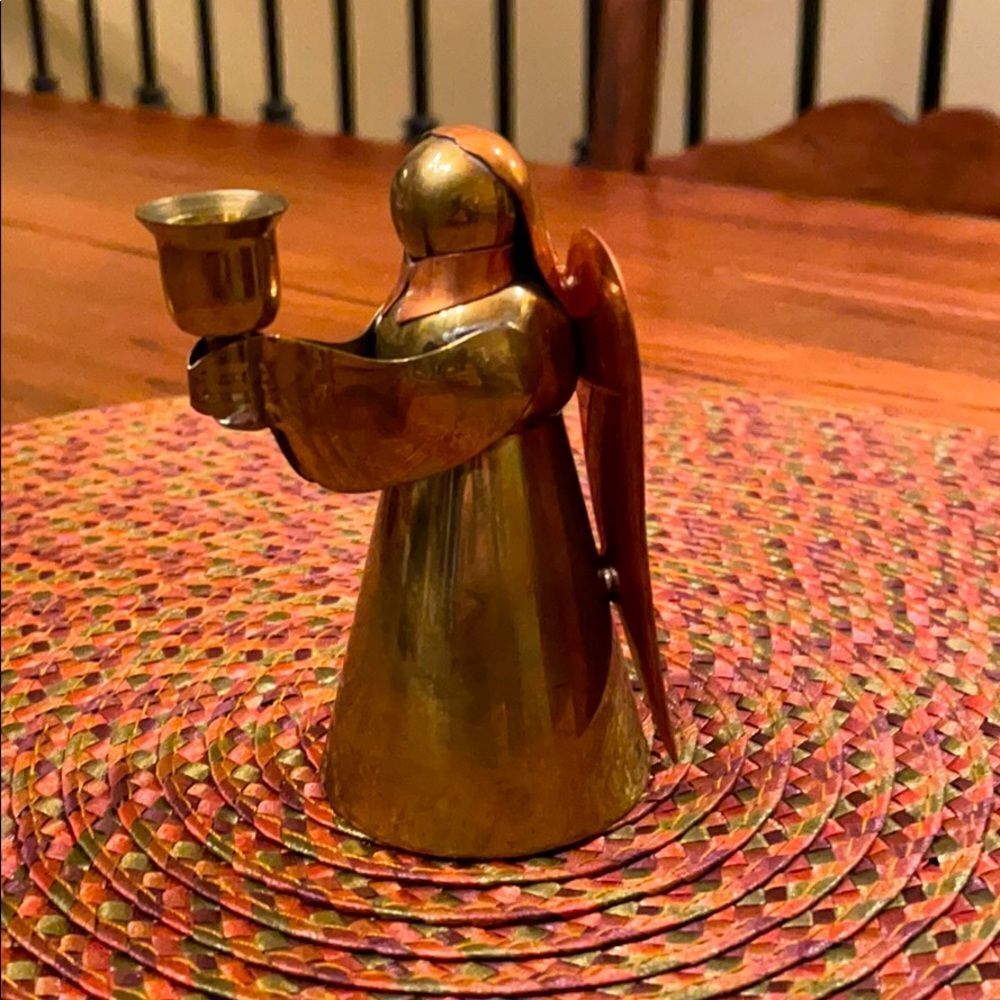 Vintage 1960’s Gatco Solid Brass & Copper Angel